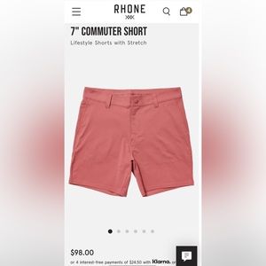 Rhone Commuter Short 7” size 32